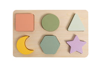 Wooden Shapes Puzzle (Developmental Learning Toy)
