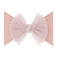 Baby Bling® Tulle FAB® soft nylon headband with tulle bow