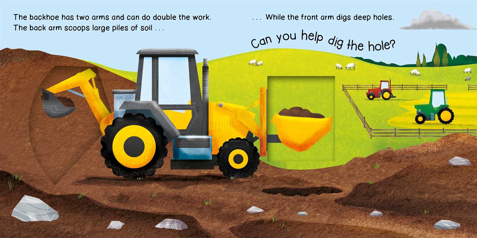 Play-Along Tractors Board Book