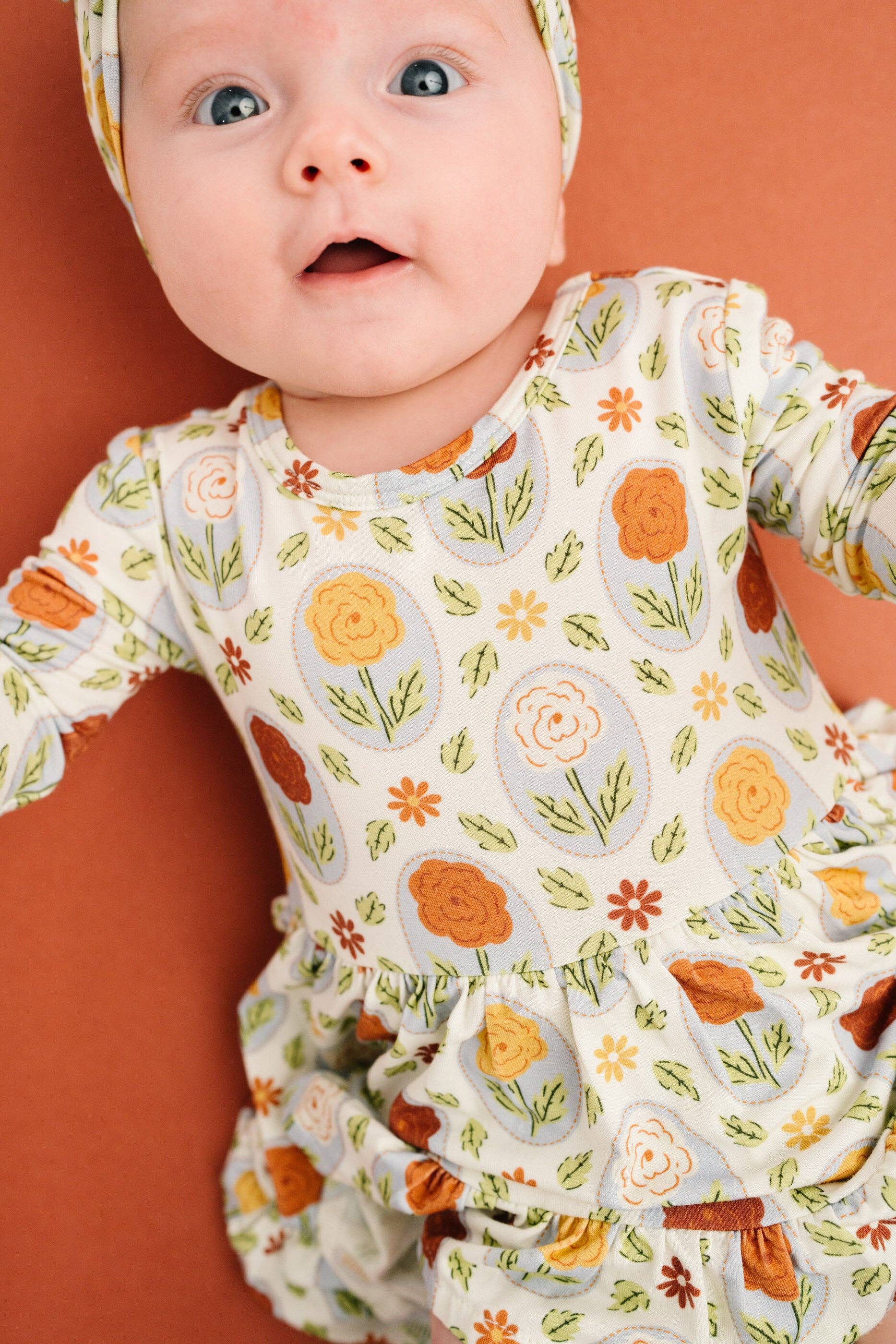 Rustic Meadow Bodysuit Bamboo Dress