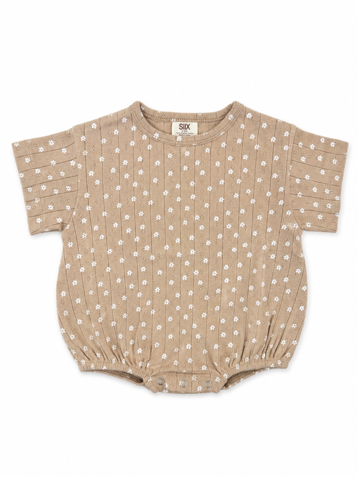 Almond Bloom Pointelle T-Shirt Bubble