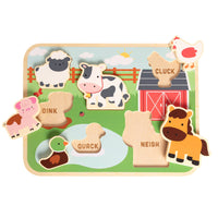 Wooden Barn Animal Puzzle