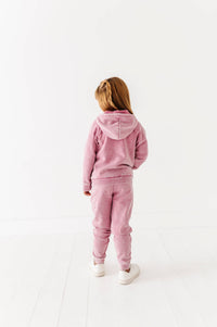 MAUVE | Vintage 1/4th HOODIE-JOGGER Set