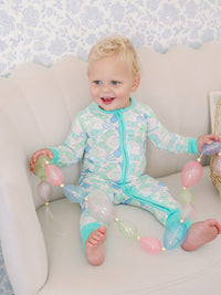 Rockin Bunny Zipper Romper