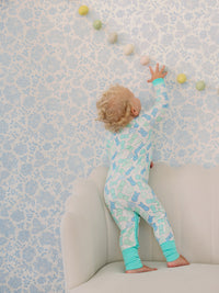 Rockin Bunny Zipper Romper