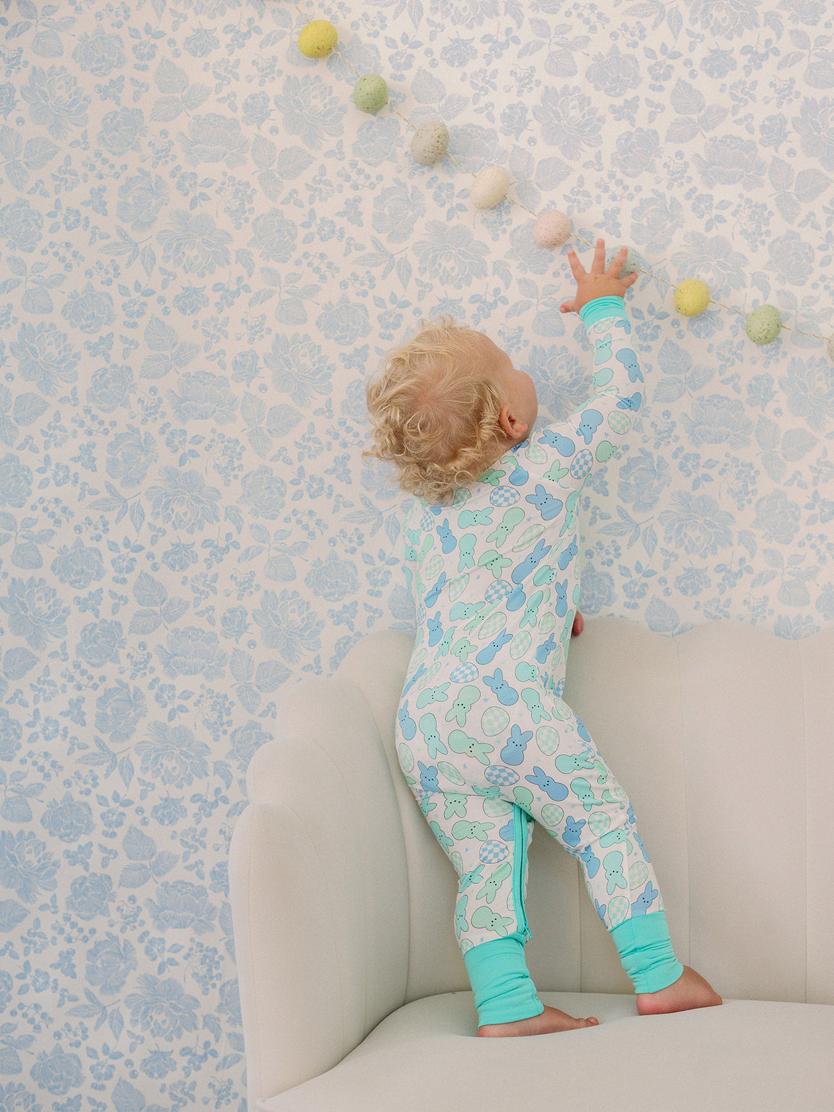 Rockin Bunny Zipper Romper