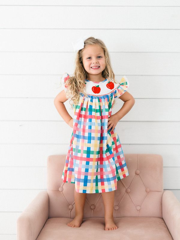 Color Pop Apple Dress