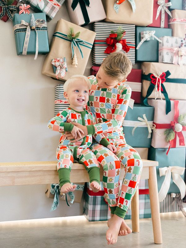 Christmas Crew Ruffle Zipper Sleeper