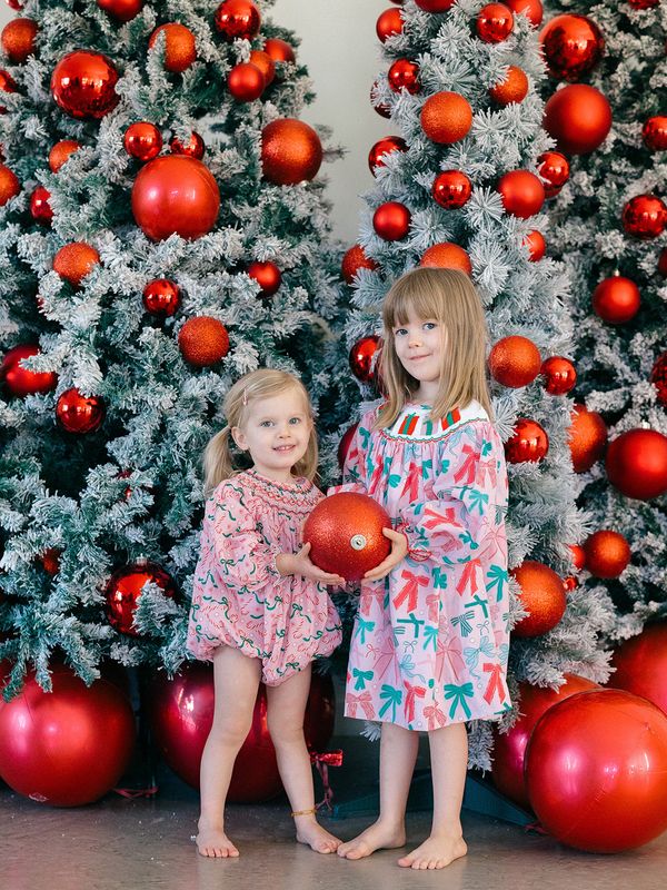 Candy Cane Ribbons Bubble