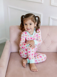 Pink Convo Hearts PJ Set