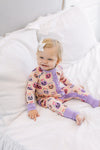 Pink Halloween Bucket Zipper Sleeper