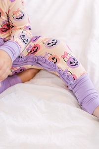 Pink Halloween Bucket Zipper Sleeper