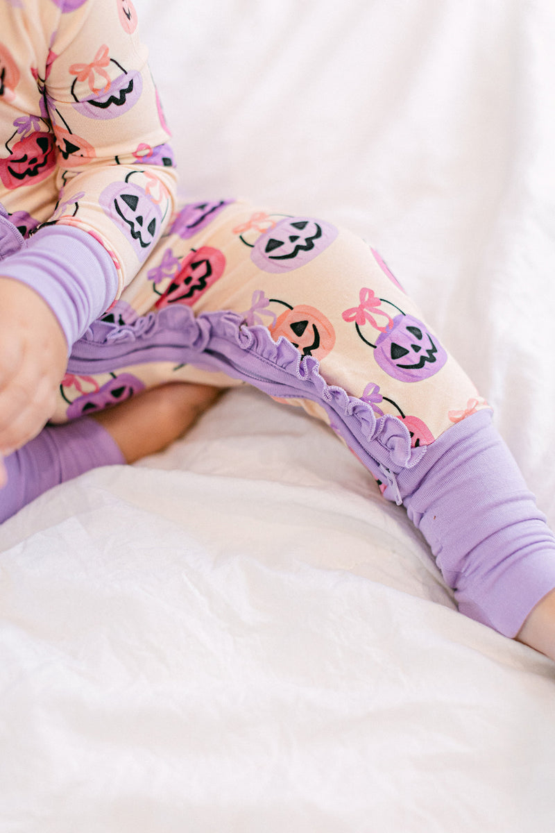 Pink Halloween Bucket Zipper Sleeper