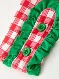 Christmas "Mean One" Embroidered Legging Set