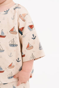 Nautical Sail Slouchy Set