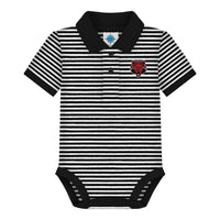 Arkansas State Red Wolves Striped Infant Polo Bodysuit