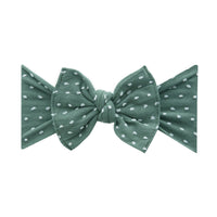 Baby Bling® Shabby Dot Knot soft nylon headband