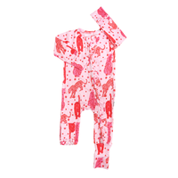 Cambrie Ruffle Zipper Sleeper