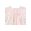 Daygown with Heart Smocking & Pearls in Pink