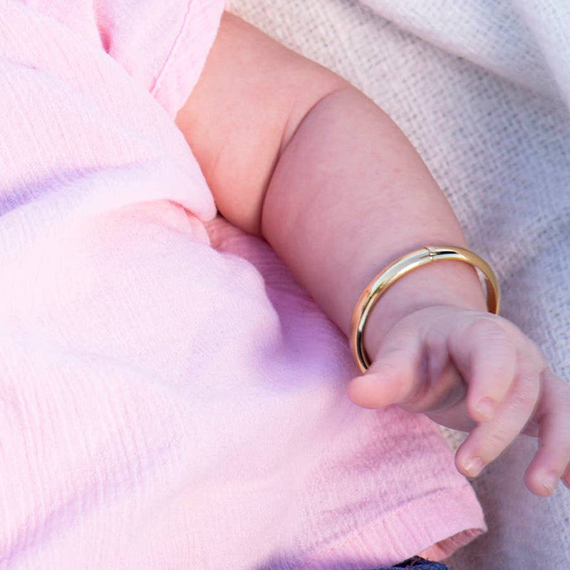 Gold Classic Bangle for Baby & Kids