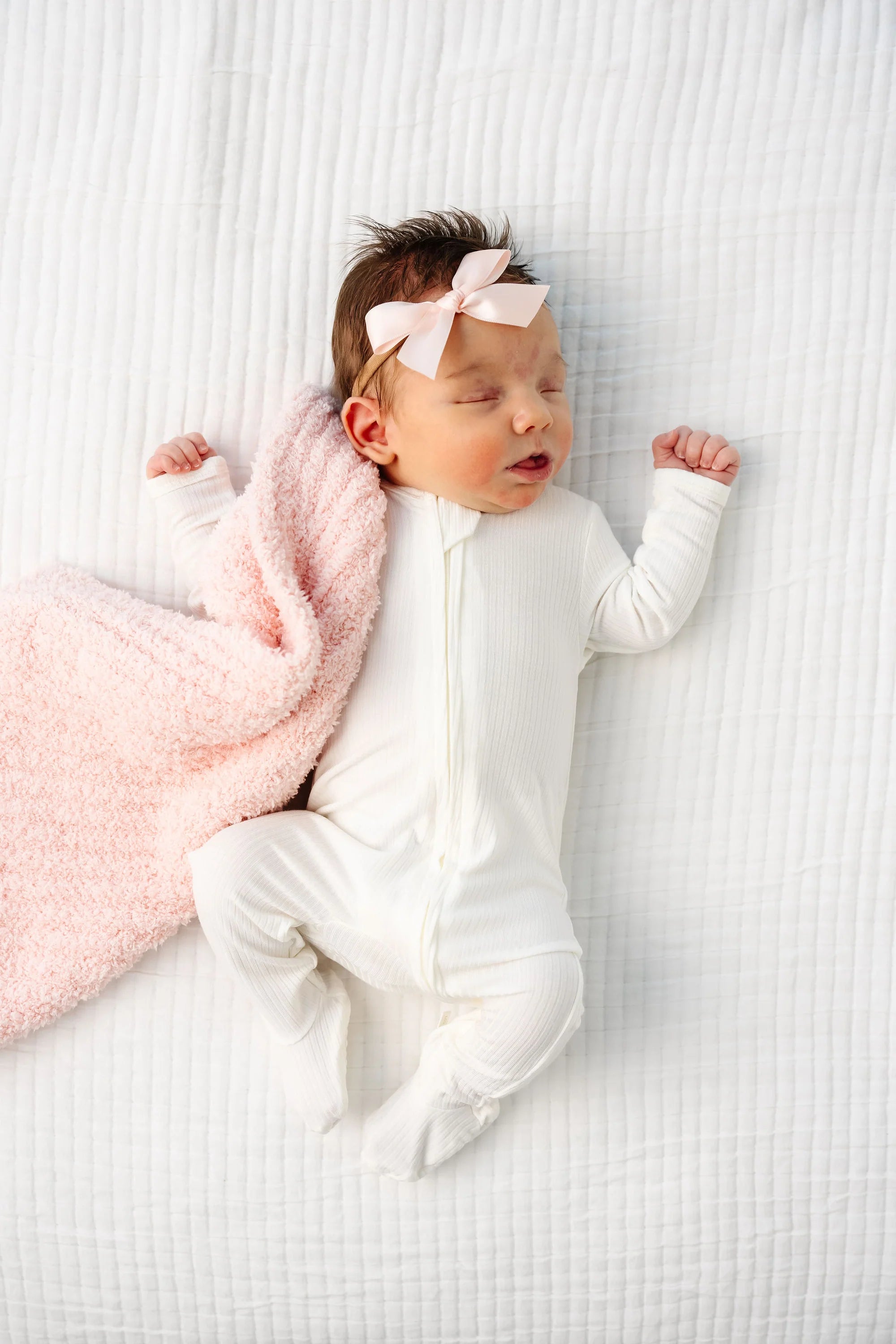 Chenille Blanket - Blush Pink - Mini/Lovey