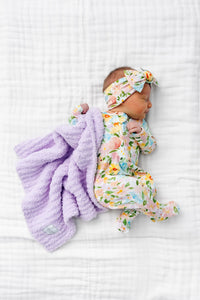 Chenille Blanket - Lilac - Mini/Lovey