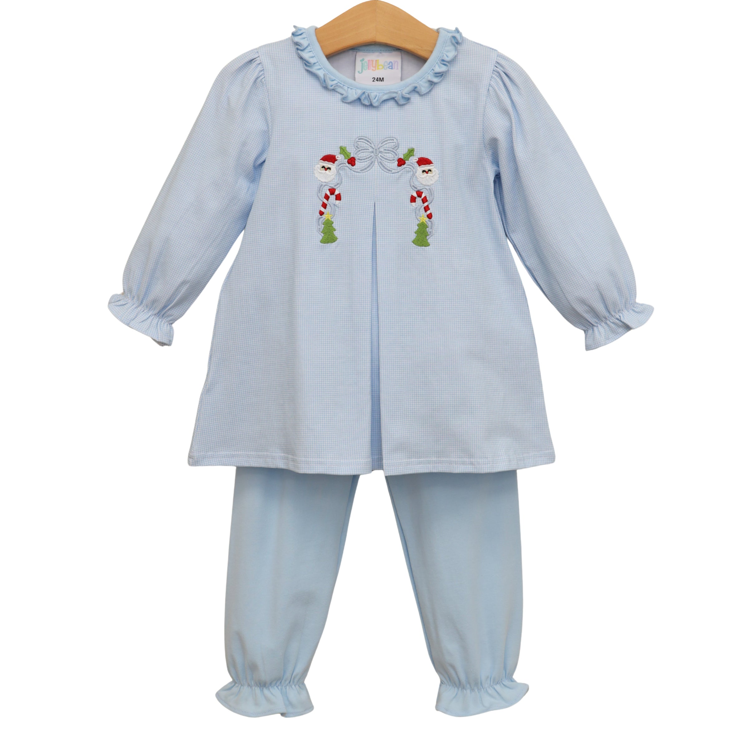 A Classic Christmas Pleat Bloomer Pants Set