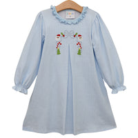 A Classic Christmas Pleat Dress