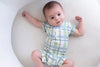 Lakeside Plaid Button Romper
