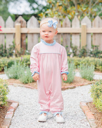Annie Romper - Light Pink/Light Blue