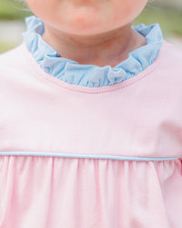 Annie Romper - Light Pink/Light Blue