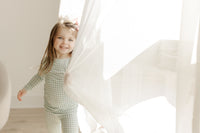 Sage Gingham 2 Piece Set