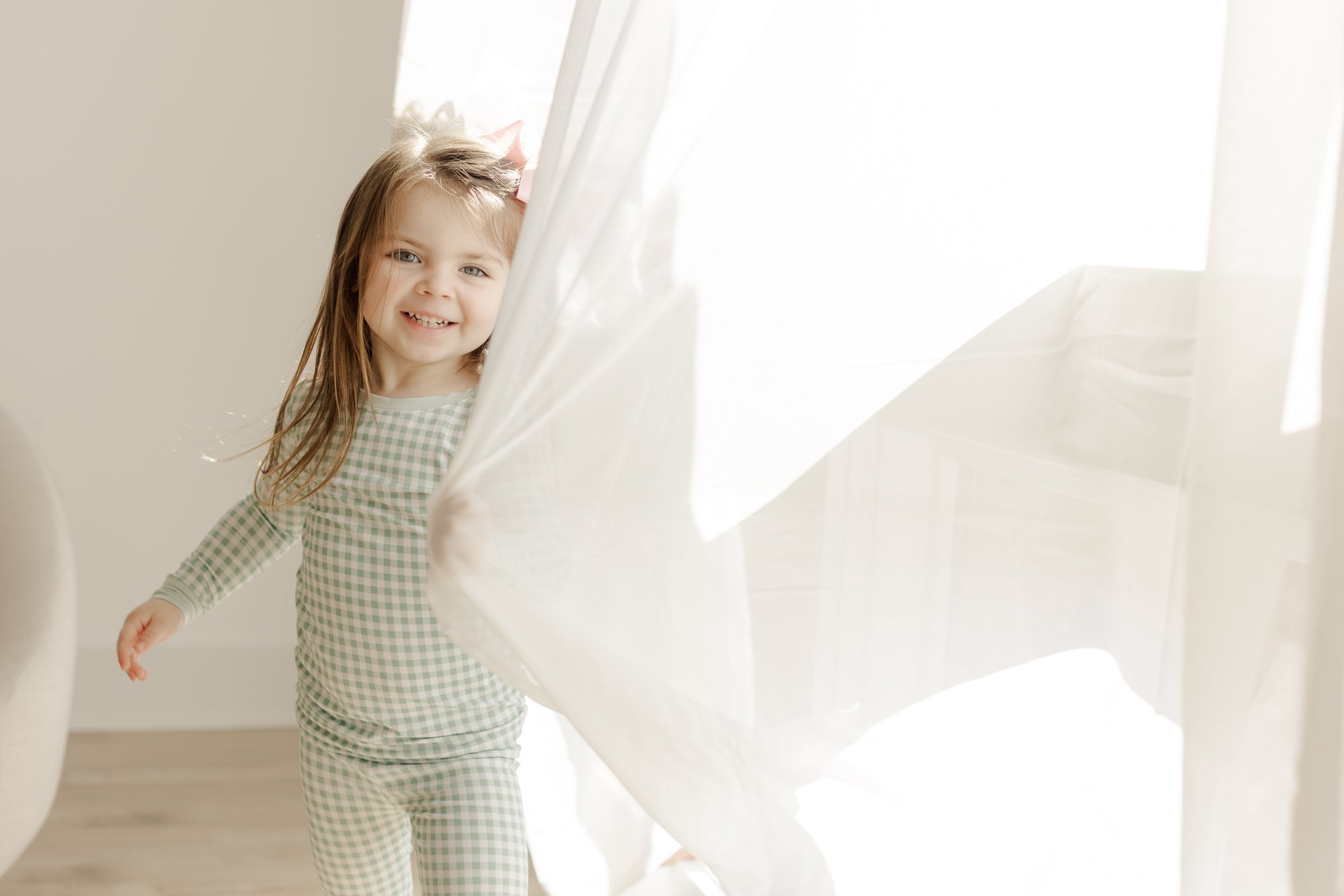 Sage Gingham 2 Piece Set