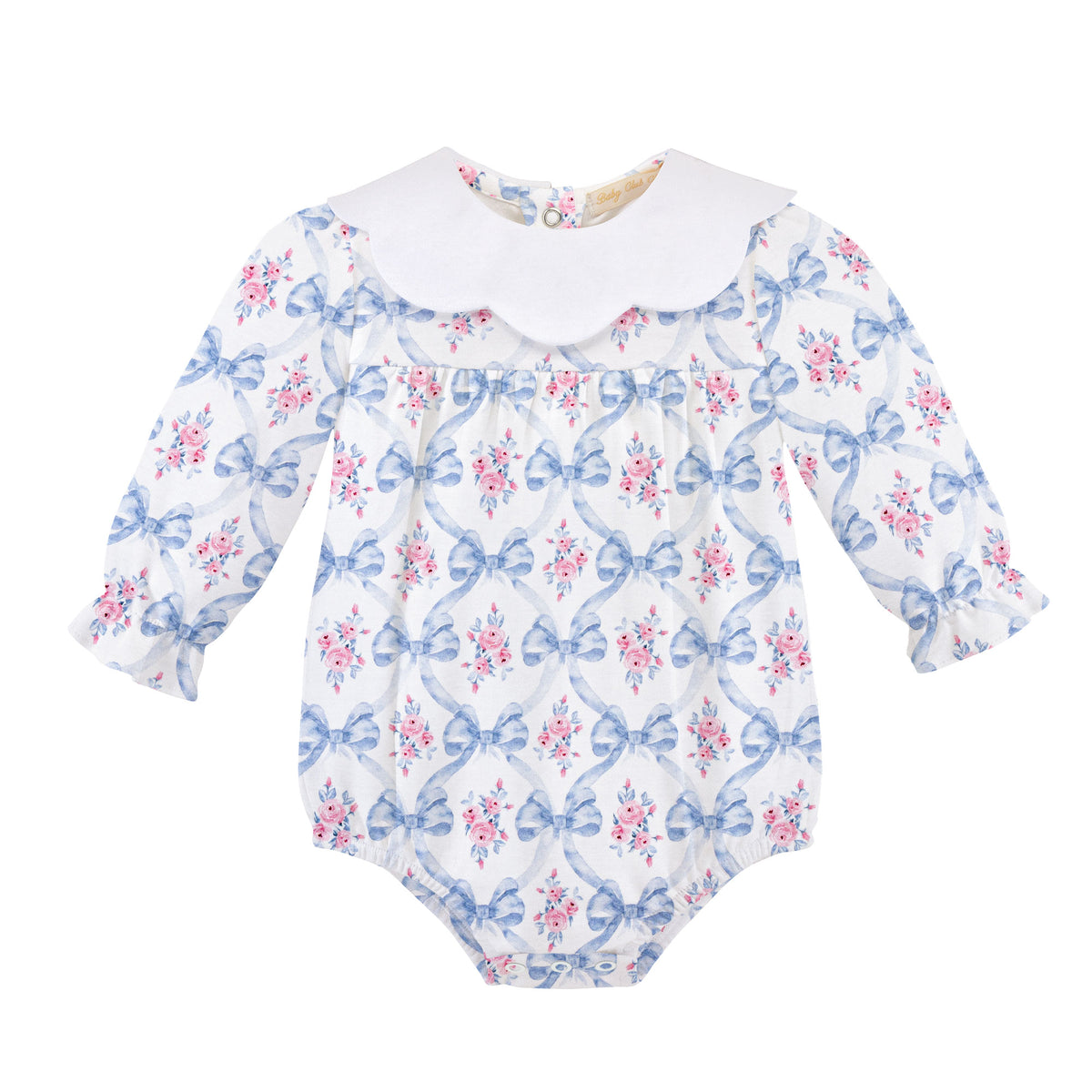 Bows and Blooms Printed Pima Bubble