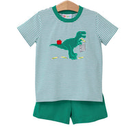 Back to School Dino Short Set