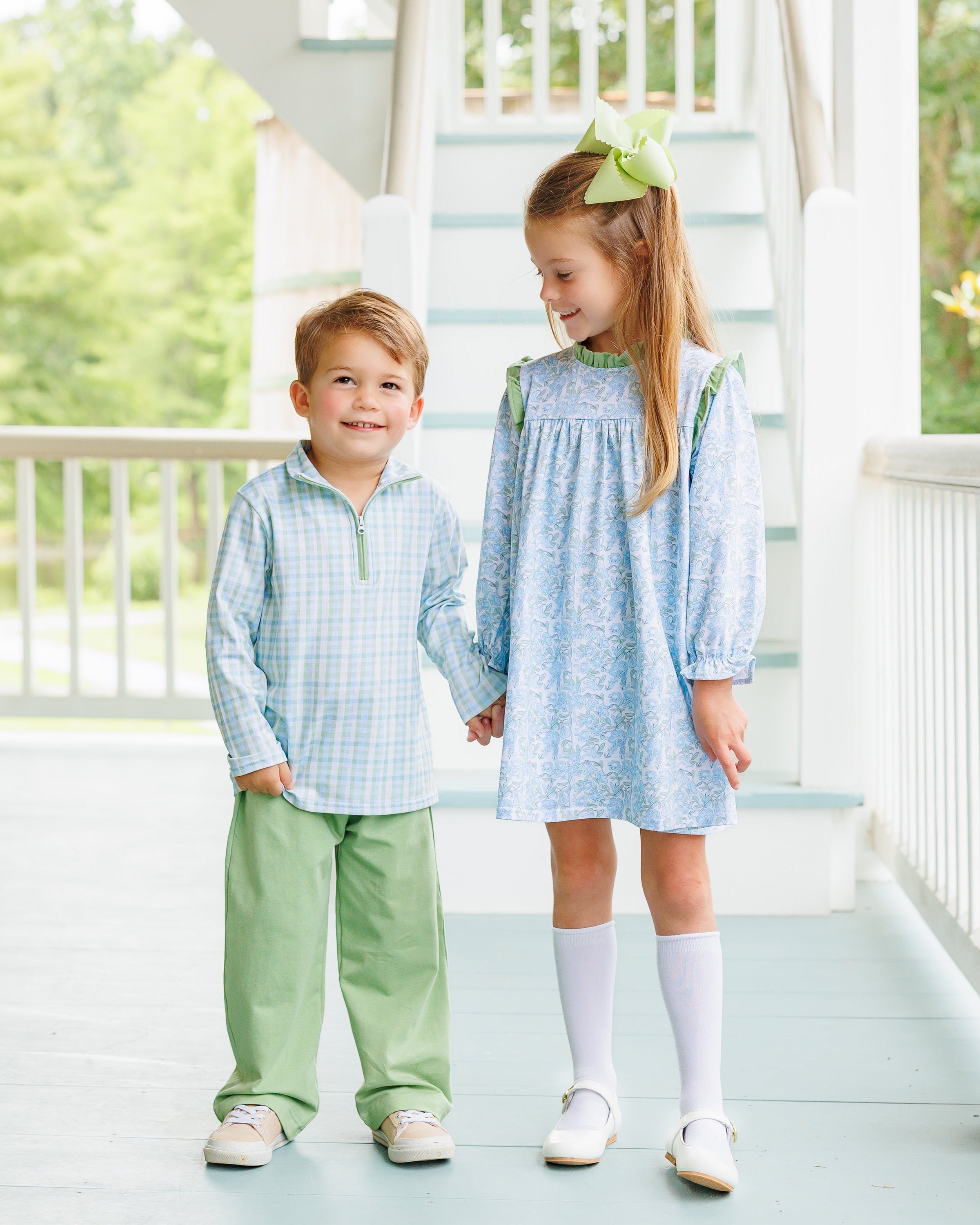 Basin Plaid Evan Pullover Pants Set