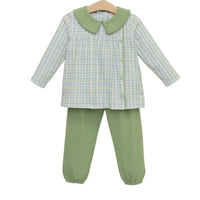 Basin Plaid Liam Bloomer Pants Set