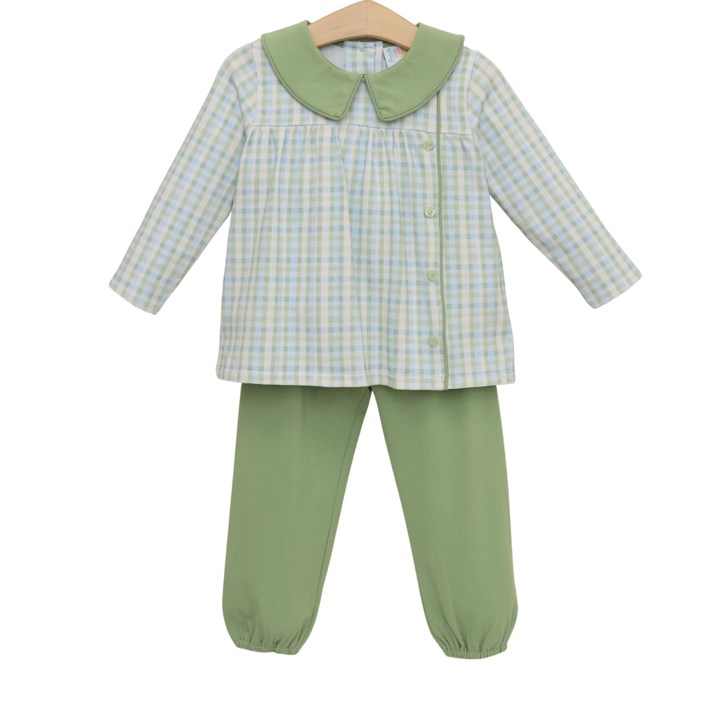 Basin Plaid Liam Bloomer Pants Set