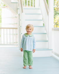 Basin Plaid Liam Bloomer Pants Set