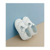 Angel Baby Birdie White Leather T-Strap Mary Jane (Baby)
