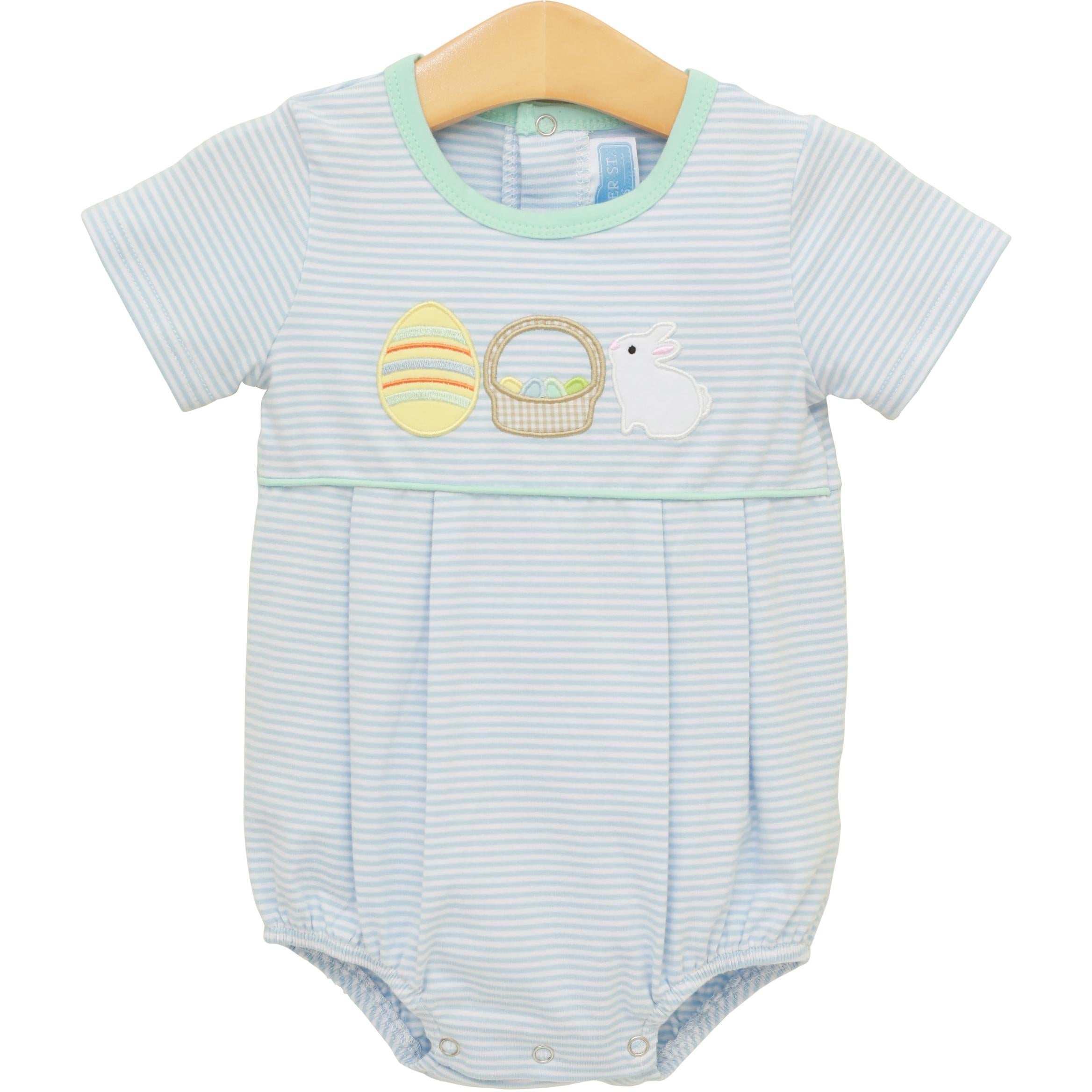 Bunnies & Easter Baskets Bubble - Blue