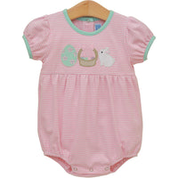 Bunnies & Easter Baskets Bubble - Pink