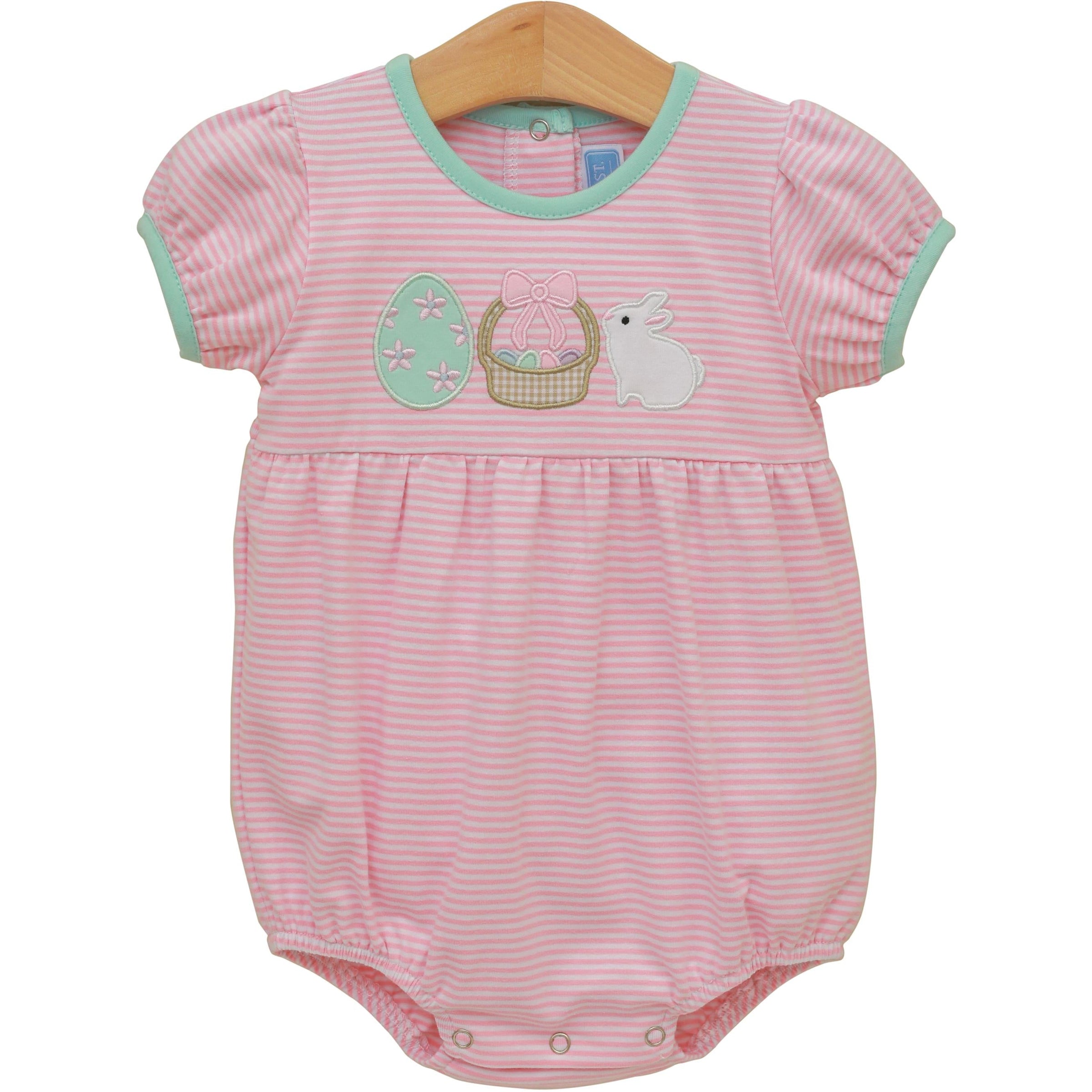 Bunnies & Easter Baskets Bubble - Pink