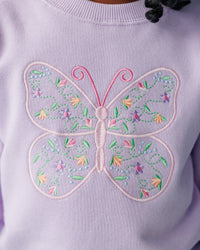 Butterfly French Terry Pullover