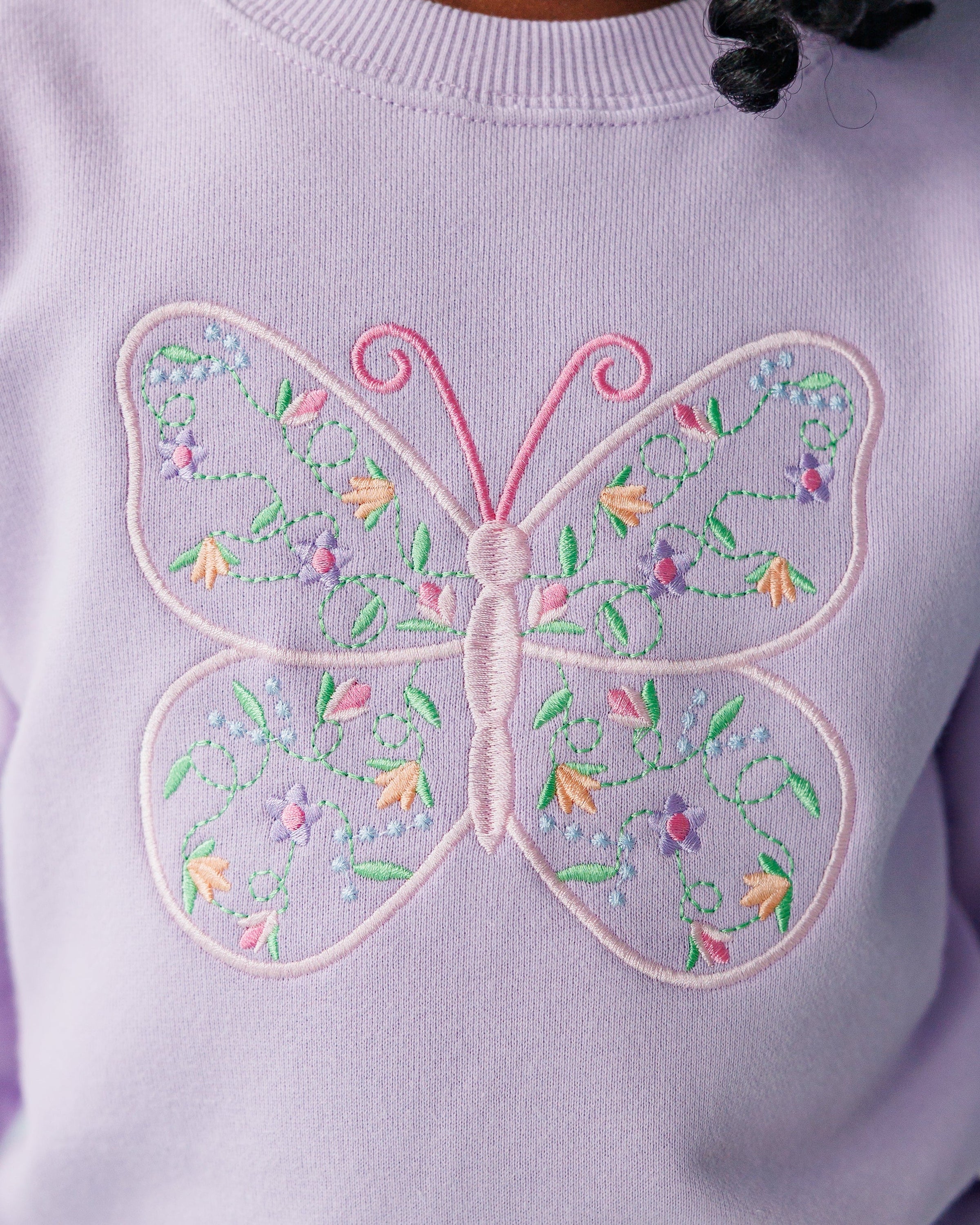 Butterfly French Terry Pullover