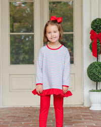 Christmas Candy Stripe Ava Pants Set