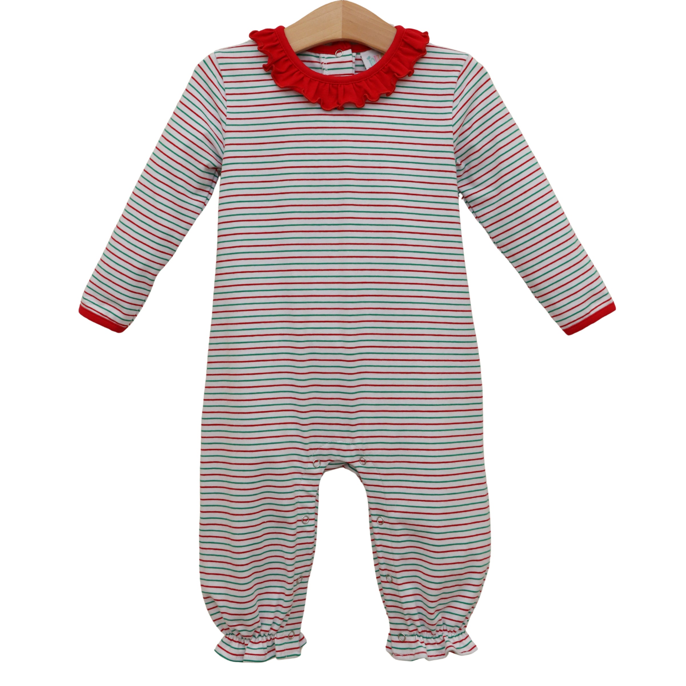 Christmas Candy Stripe Emily Romper