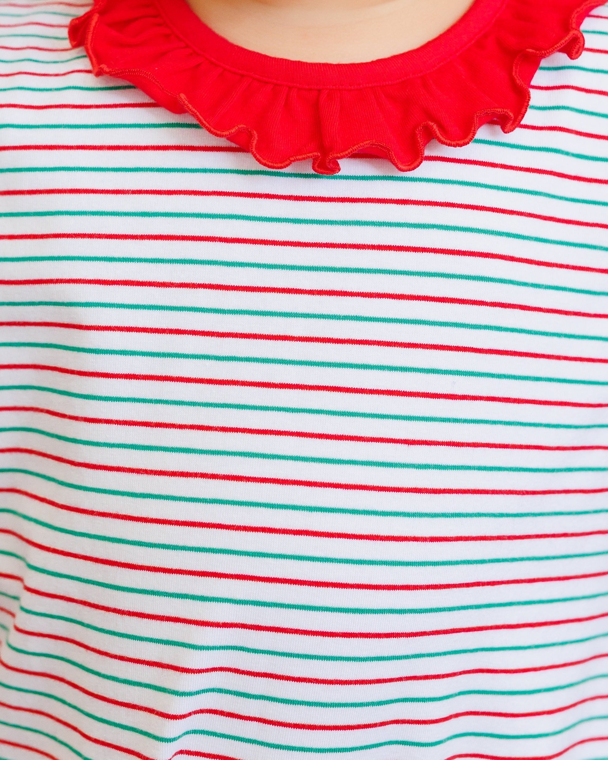 Christmas Candy Stripe Emily Romper