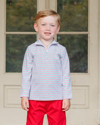 Christmas Candy Stripe Evan Pullover