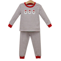 Christmas Candy Stripe Santa Set